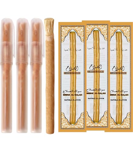 Amazon.com : Zenia Natural Miswak Toothbrush (Extra Thin Sticks